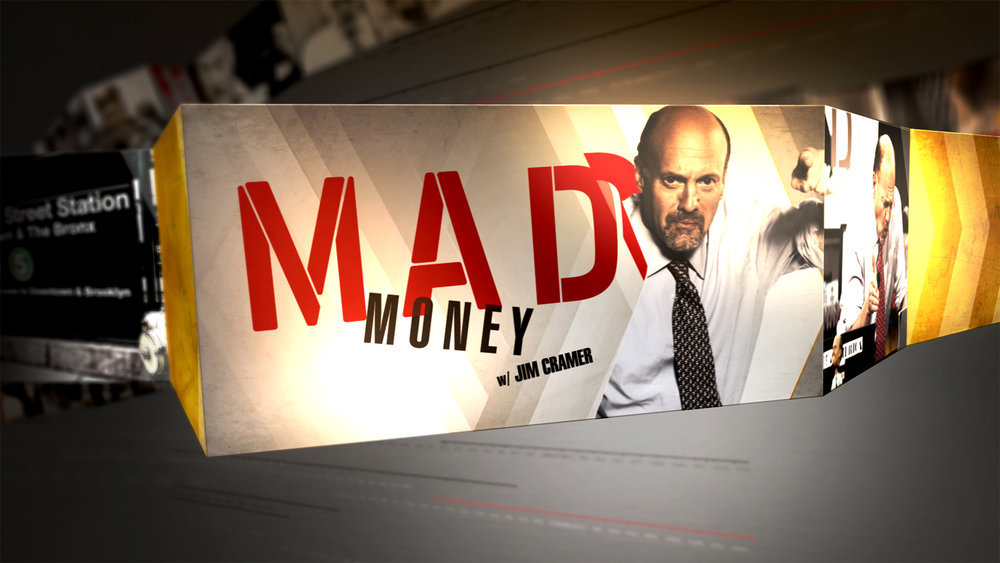 Jim Cramer broadcasting on Mad Money