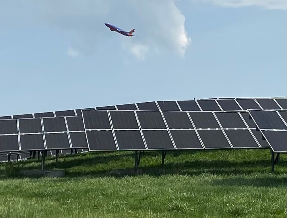 Duquesne Light Company solar panels at Pittsburgh International Airport