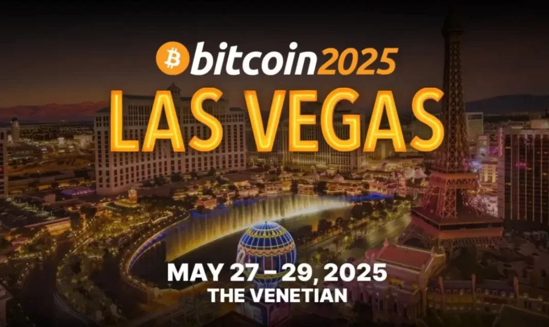 Bryan Johnson at a major Bitcoin conference in Las Vegas