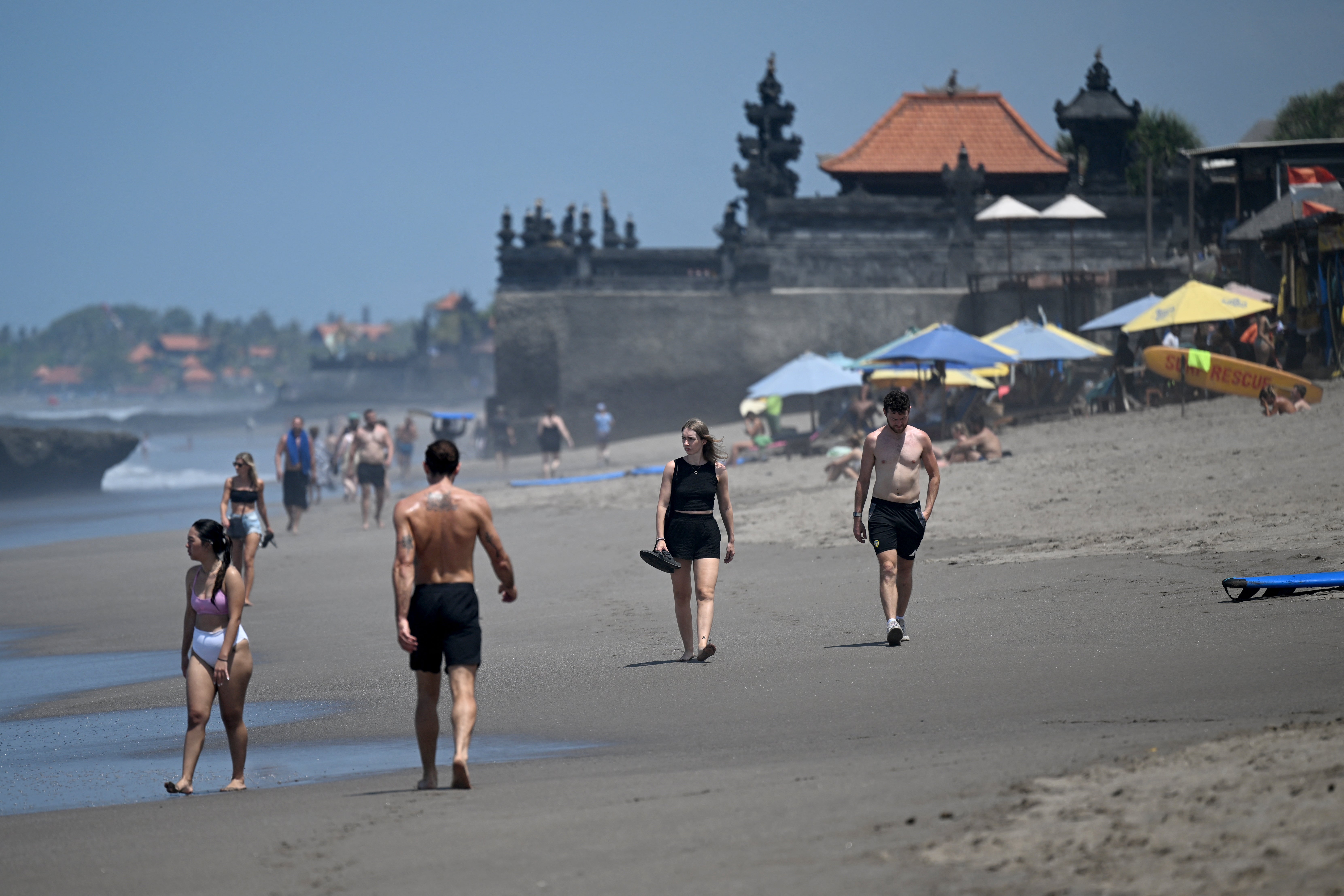 Sanur in Bali during a blackout