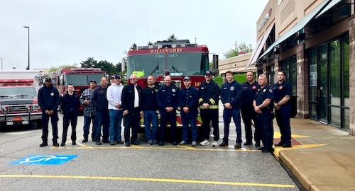 Firefighters gather for International Firefighters Day community celebration