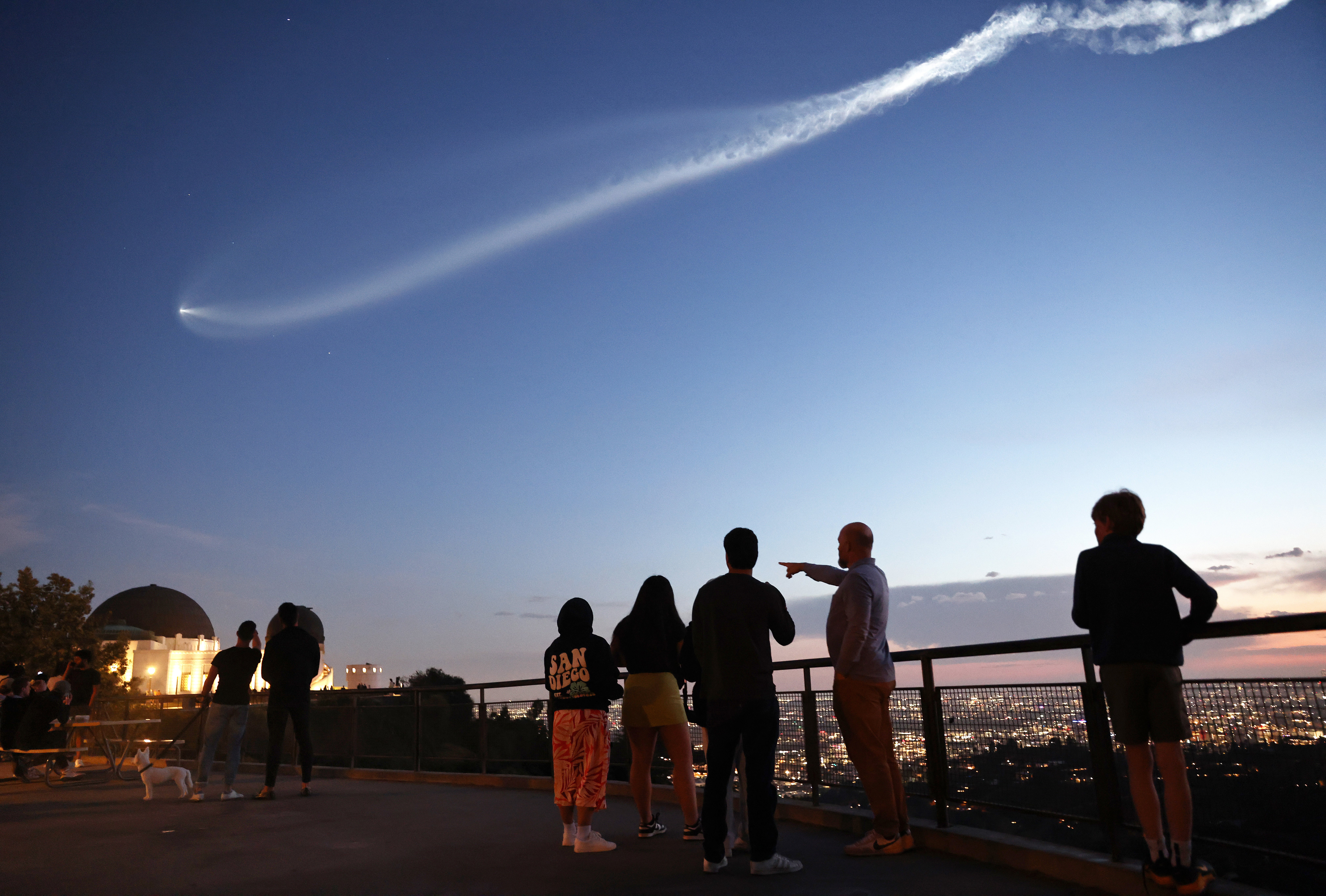 A rocket launch connected to Starlink as discussed in the Washington Post coverage