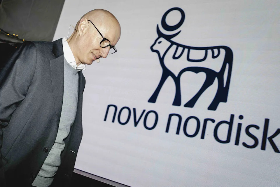 Novo Nordisk headquarters with company logo