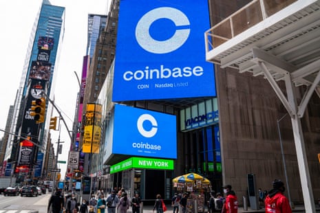 Exterior of Coinbase office with logo, highlighting Coinbase security concerns